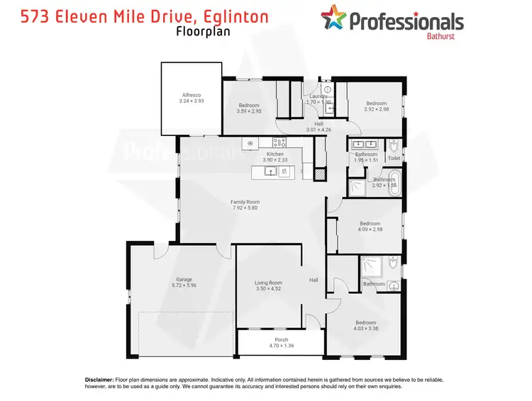 Floorplan of Homely house listing, 573 Eleven Mile Drive, Eglinton NSW 2795