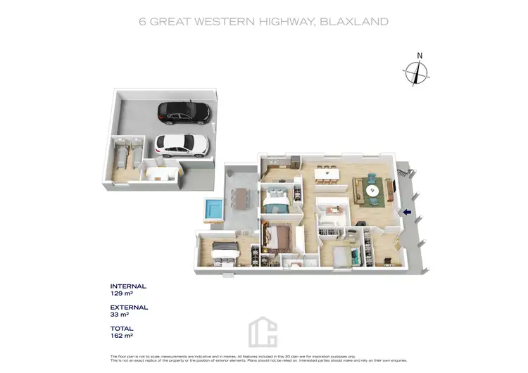 Floorplan of Homely house listing, 6 Great Western Highway, Blaxland NSW 2774