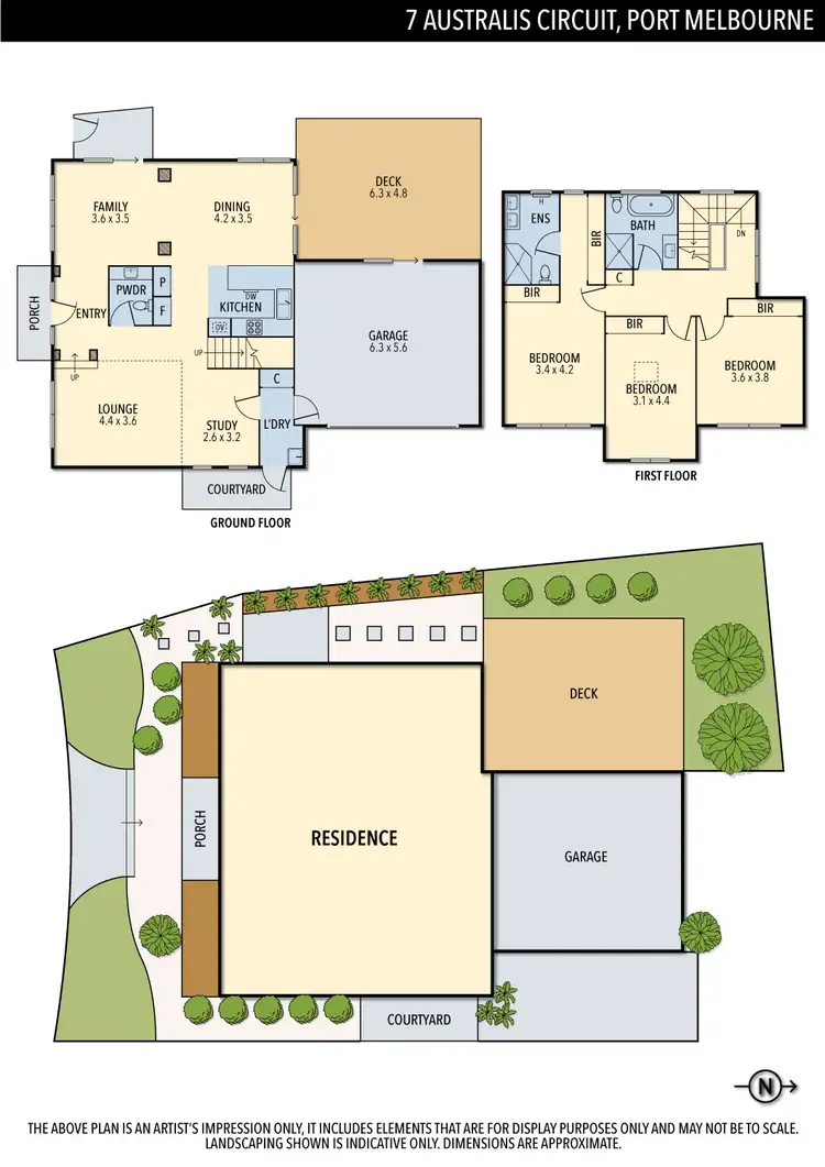 Floorplan of Homely house listing, 7 Australis Circuit, Port Melbourne VIC 3207