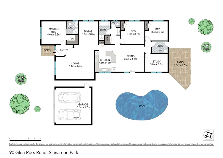 Floorplan of Homely house listing, 90 Glen Ross Road, Sinnamon Park QLD 4073