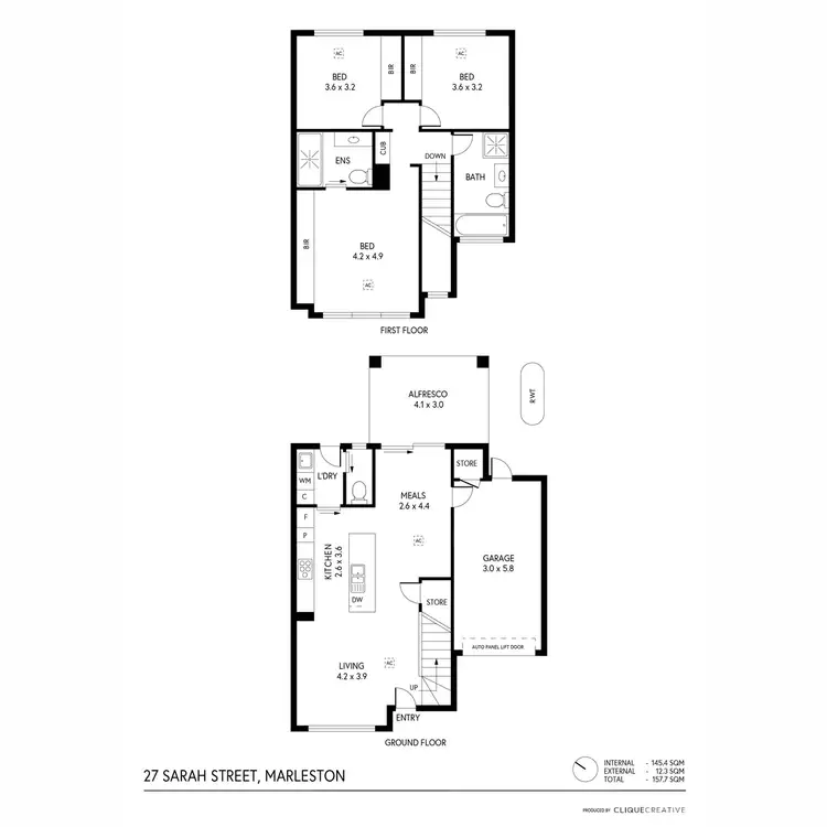 Floorplan of Homely house listing, 27 Sarah Street, Marleston SA 5033