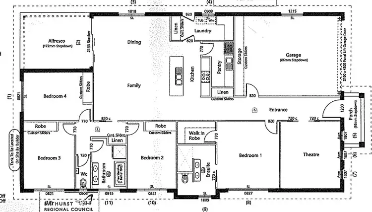 Floorplan of Homely house listing, 5 Kirkland Road, Kelso NSW 2795