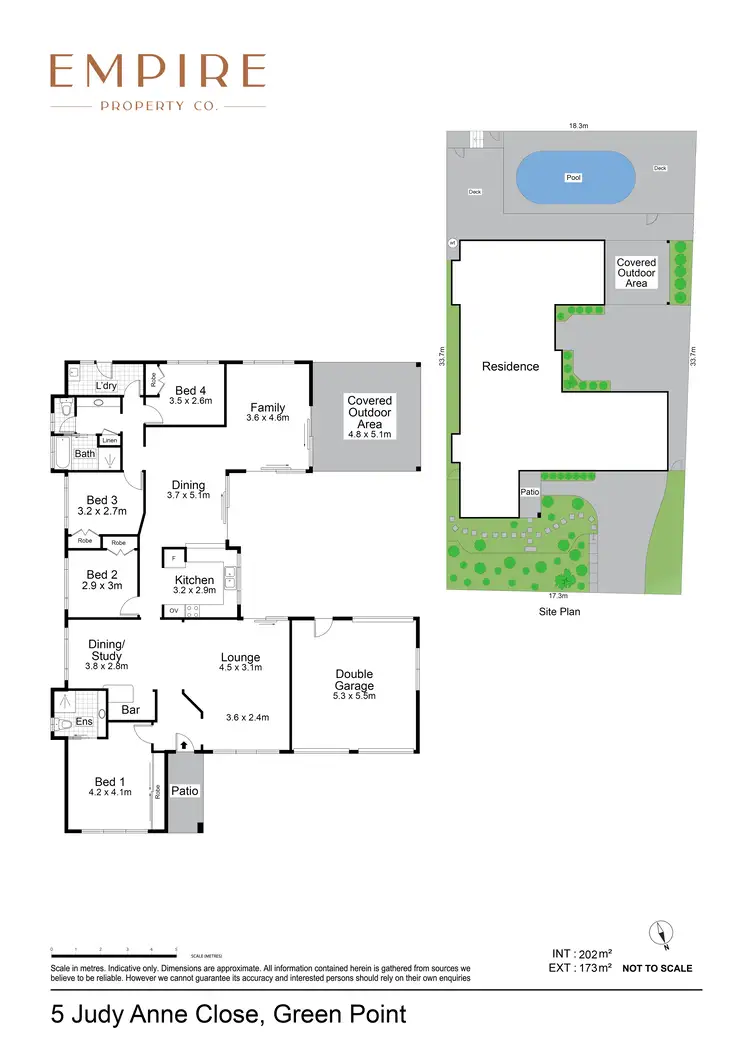 Floorplan of Homely house listing, 5 Judy Anne Close, Green Point NSW 2251