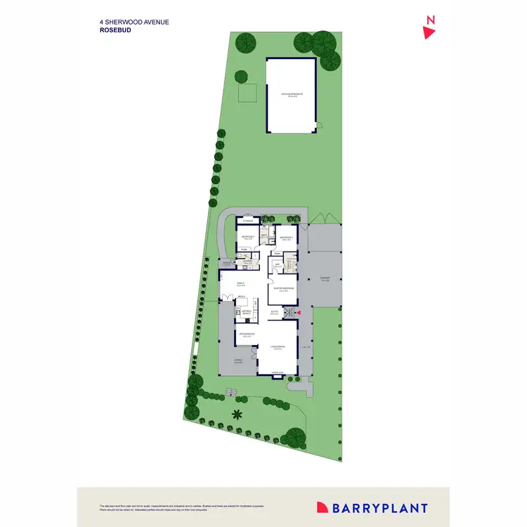 Floorplan of Homely house listing, 4 Sherwood Avenue, Rosebud VIC 3939