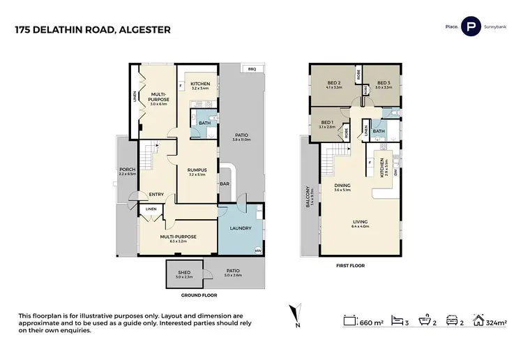 Floorplan of Homely house listing, 175 Delathin Road, Algester QLD 4115
