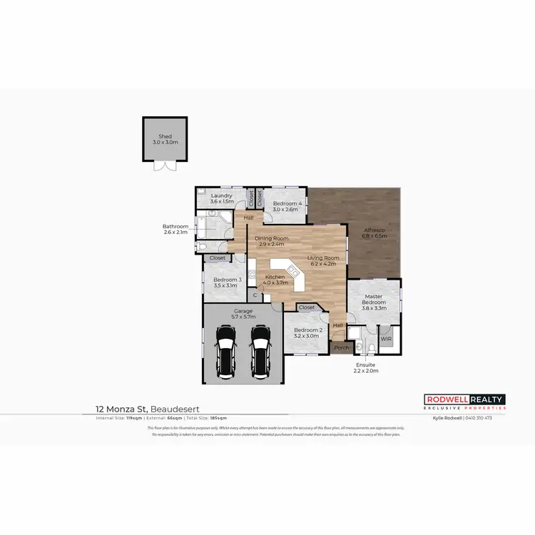 Floorplan of Homely house listing, 12 Monza Street, Beaudesert QLD 4285