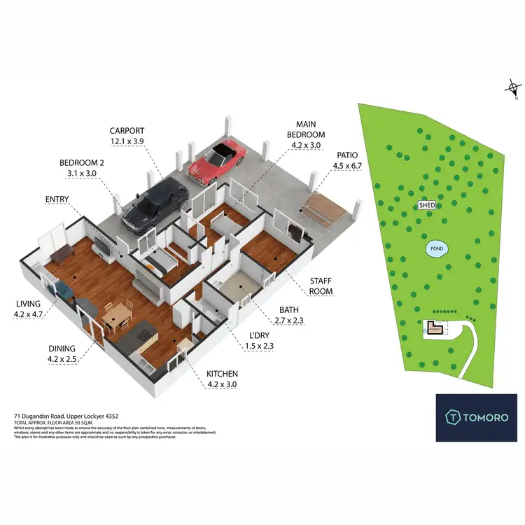 Floorplan of Homely house listing, 71 Dugandan Road, Upper Lockyer QLD 4352