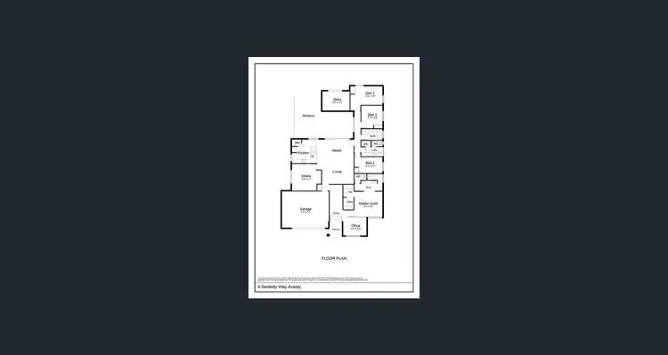 Floorplan of Homely house listing, 4 Serenity Way, Aveley WA 6069