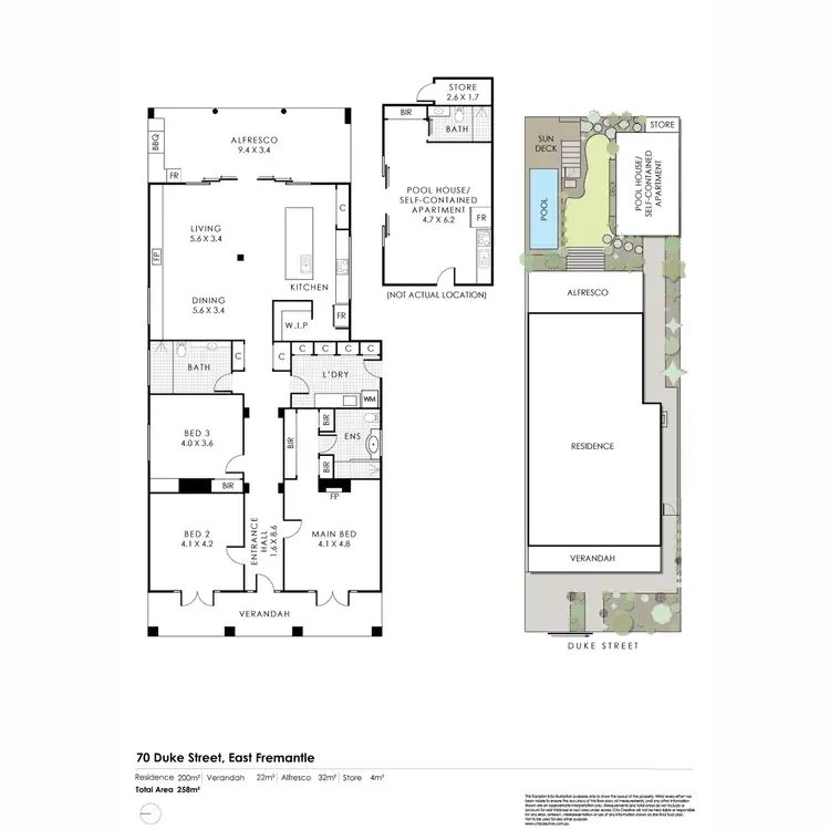 Floorplan of Homely house listing, 70 Duke Street, East Fremantle WA 6158