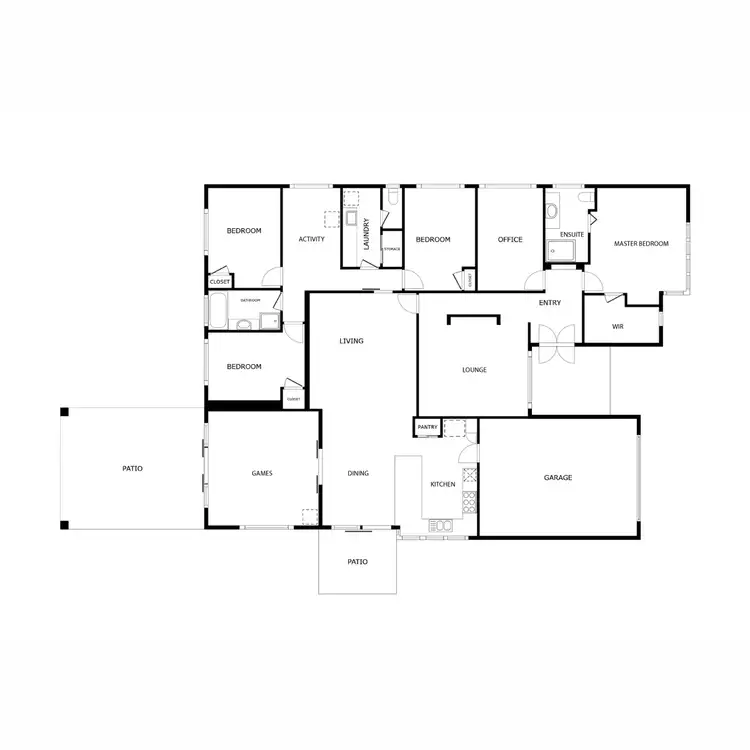 Floorplan of Homely house listing, 13 Alderley Close, Ellenbrook WA 6069