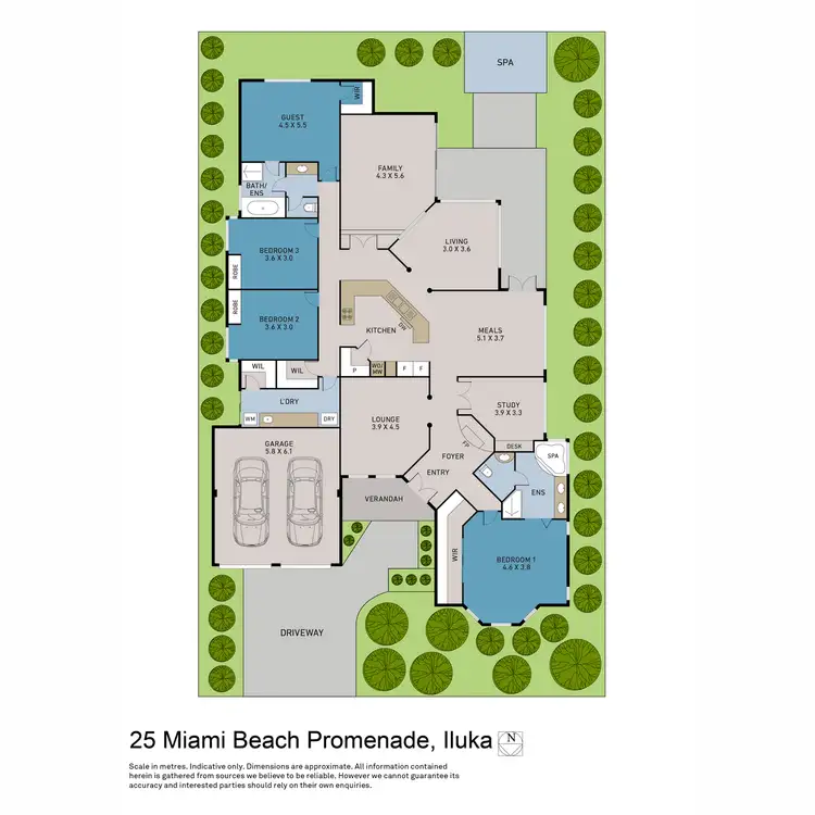 Floorplan of Homely house listing, 25 Miami Beach Promenade, Iluka WA 6028