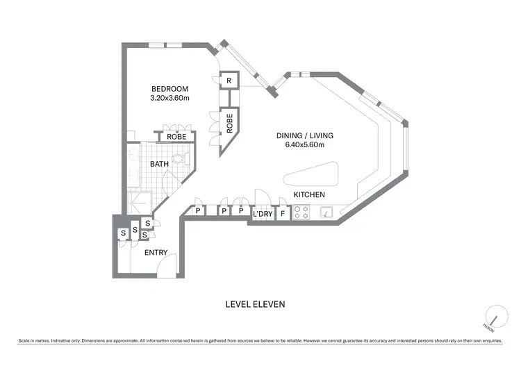 Floorplan of Homely apartment listing, 1102/98 Gloucester Street, Sydney NSW 2000