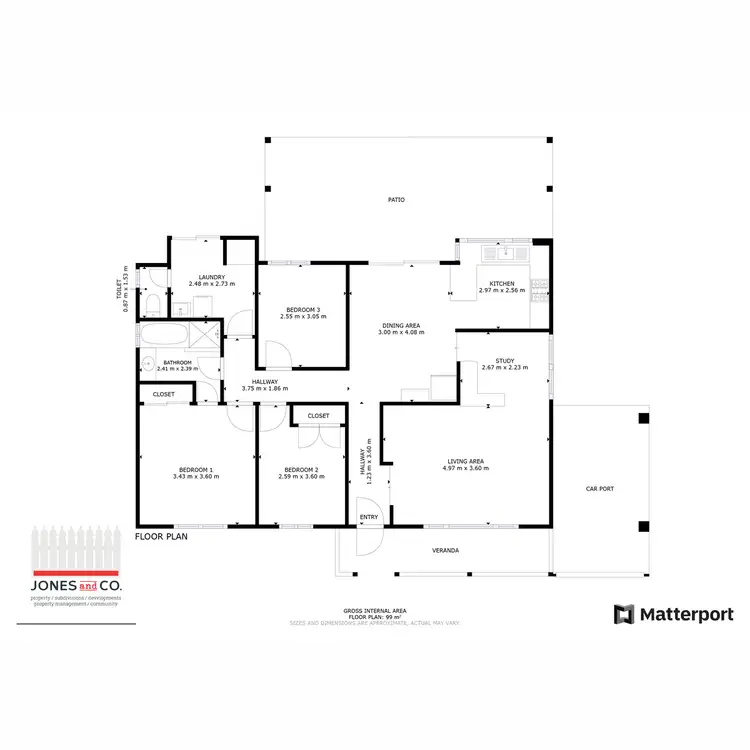 Floorplan of Homely house listing, 5 Pass Road, High Wycombe WA 6057