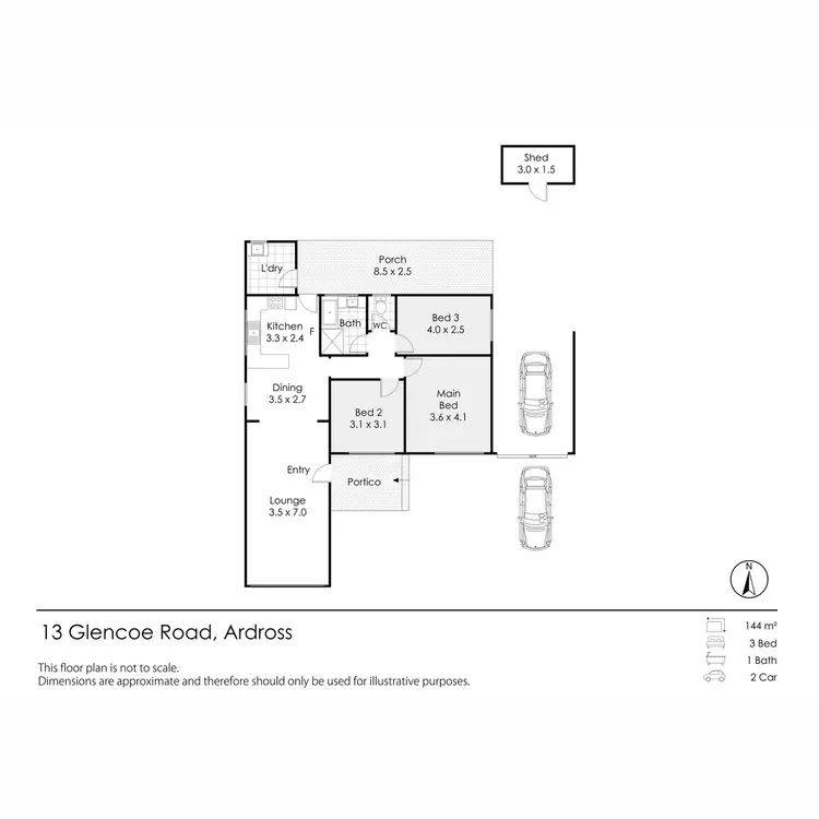 Floorplan of Homely land listing, 13 Glencoe Road, Ardross WA 6153