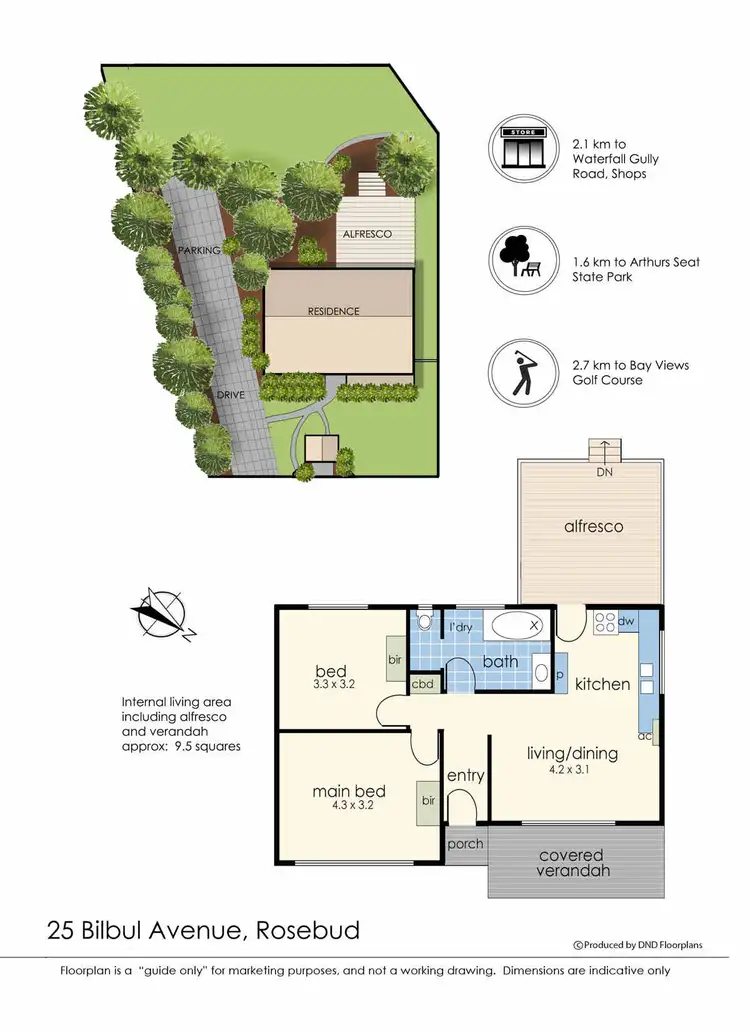 Floorplan of Homely house listing, 25 Bilbul Avenue, Rosebud VIC 3939