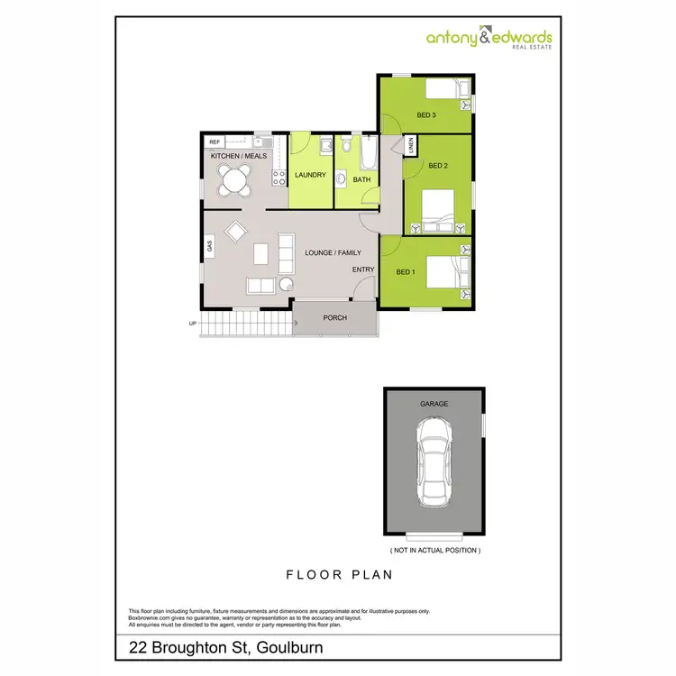 Floorplan of Homely house listing, 22 Broughton Street, Goulburn NSW 2580