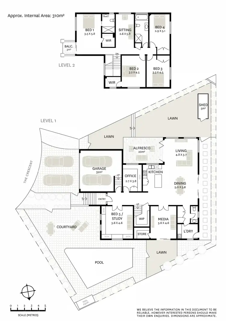 Floorplan of Homely house listing, 10 The Crescent, Russell Lea NSW 2046