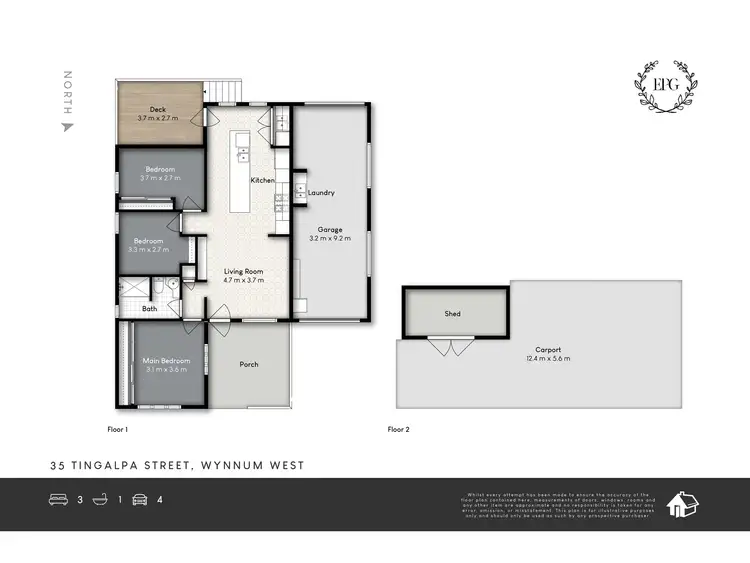 Floorplan of Homely house listing, 35 Tingalpa Street, Wynnum West QLD 4178