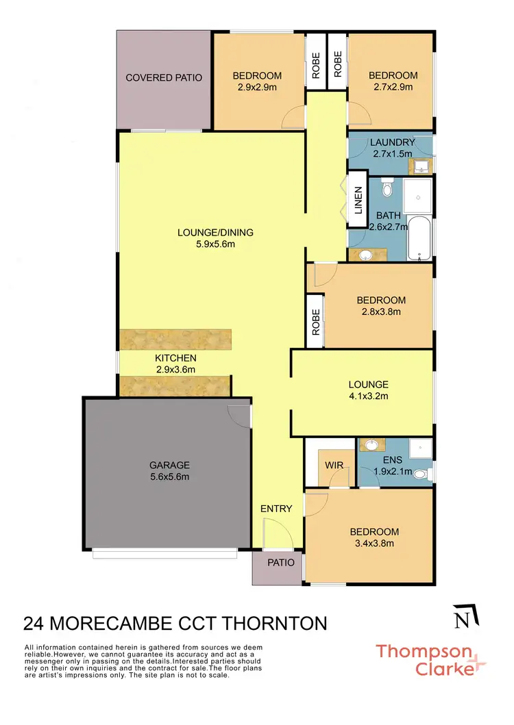 Floorplan of Homely house listing, 24 Morecambe Circuit, Thornton NSW 2322