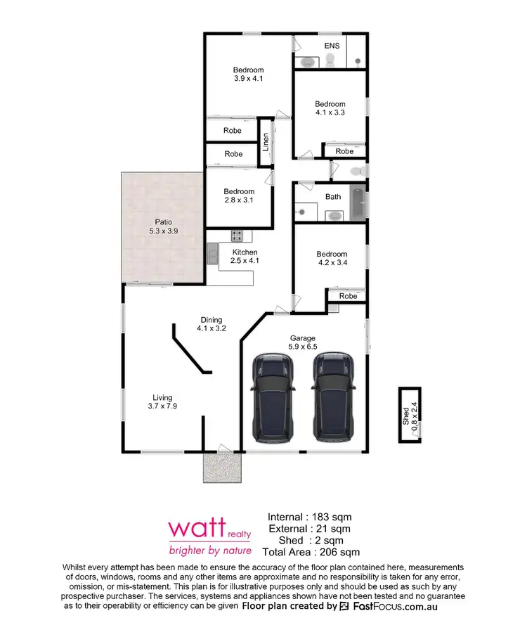 Floorplan of Homely house listing, 4 Eider Court, Taigum QLD 4018