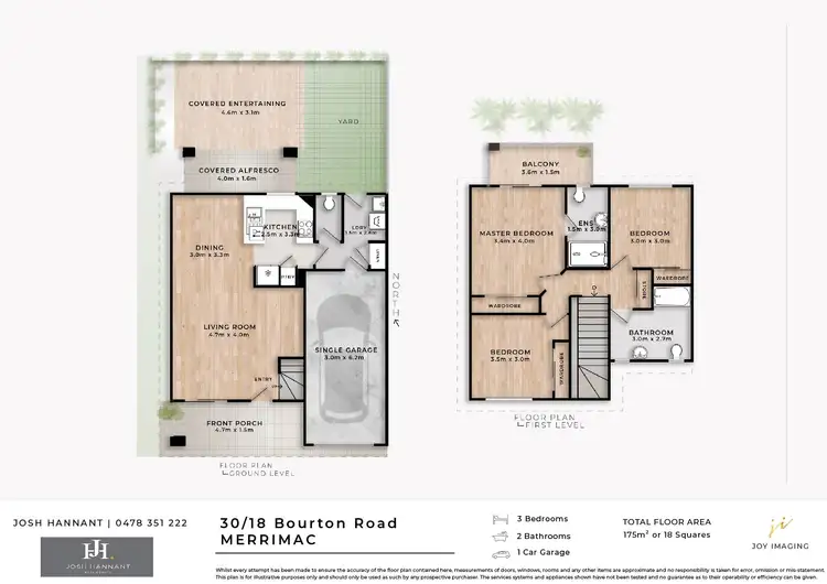 Floorplan of Homely townhouse listing, 30/18 Bourton Road, Merrimac QLD 4226