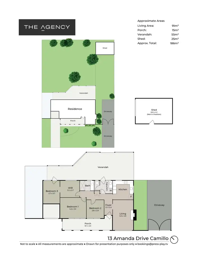 Floorplan of Homely house listing, 13 Amanda Drive, Camillo WA 6111