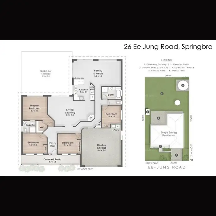 Floorplan of Homely house listing, 26 Ee-Jung Road, Springbrook QLD 4213