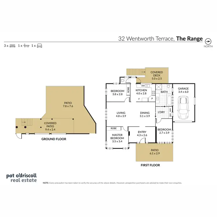 Floorplan of Homely house listing, 32 Wentworth Terrace, The Range QLD 4700