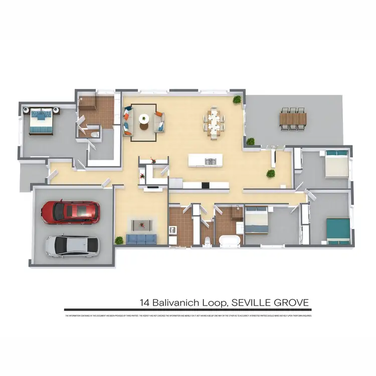 Floorplan of Homely house listing, 14 Balivanich Loop, Seville Grove WA 6112