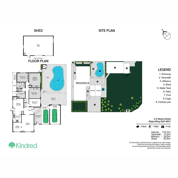 Floorplan of Homely house listing, 2-4 Wave Street, Kippa-Ring QLD 4021