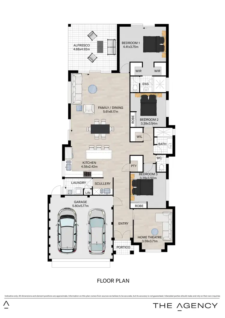 Floorplan of Homely house listing, 9 Hillbrook Approach, Caversham WA 6055