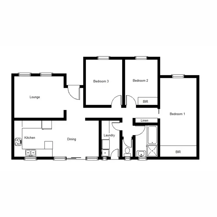 Floorplan of Homely house listing, 55 McSporran Crescent, Port Augusta West SA 5700