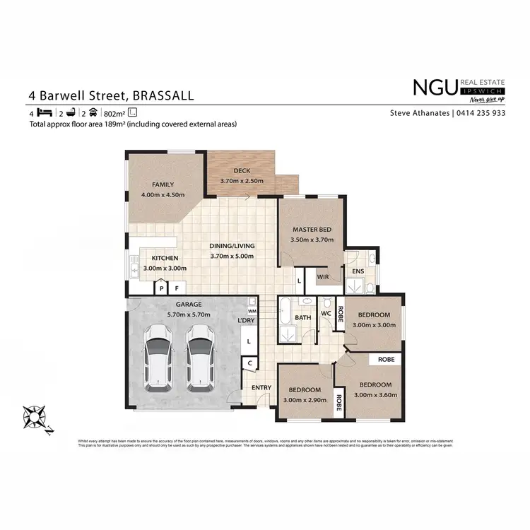 Floorplan of Homely house listing, 4 Barwell Street, Brassall QLD 4305