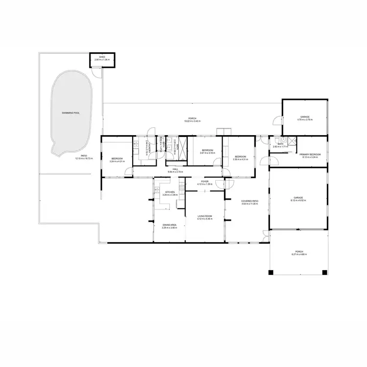 Floorplan of Homely house listing, 3 Shaw Street, Norville QLD 4670