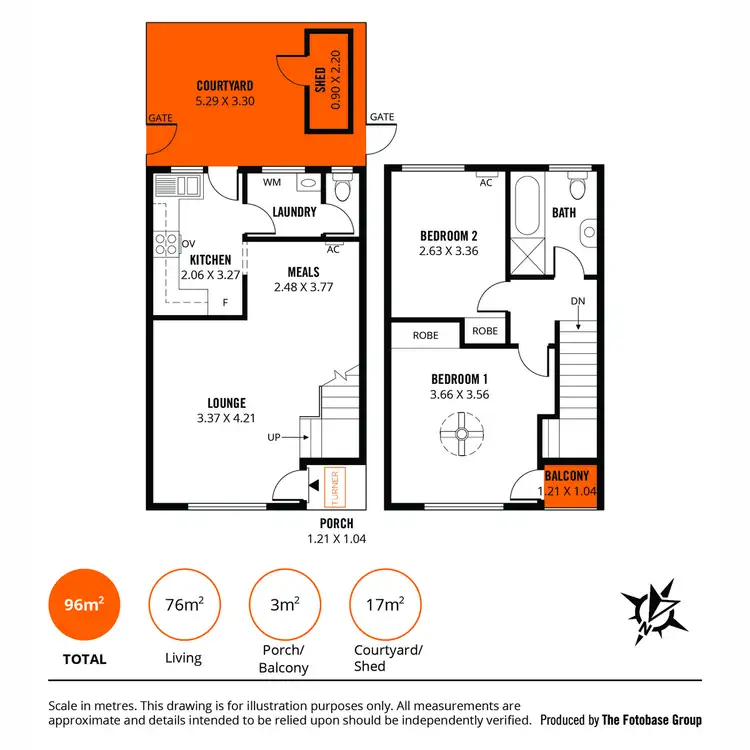 Floorplan of Homely unit listing, 4/14 Howard Street, Collinswood SA 5081