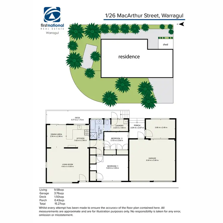Floorplan of Homely unit listing, 1/26 MacArthur Street, Warragul VIC 3820