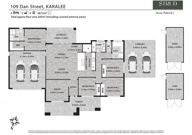 Floorplan of Homely house listing, 109 Dan Street, Karalee QLD 4306