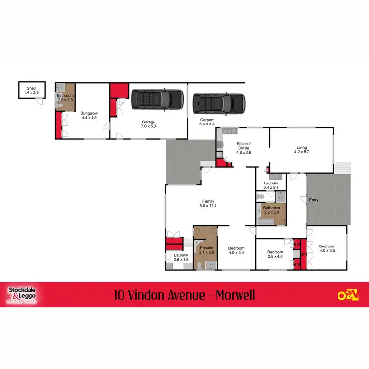 Floorplan of Homely house listing, 10 Vindon Avenue, Morwell VIC 3840