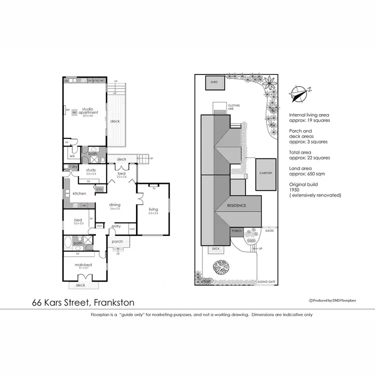 Floorplan of Homely house listing, 66 Kars Street, Frankston VIC 3199
