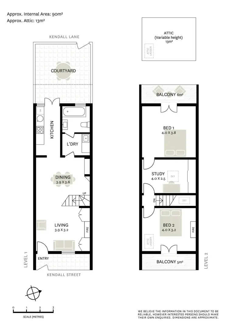Floorplan of Homely terrace listing, 8 Kendall Street, Surry Hills NSW 2010