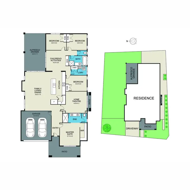 Floorplan of Homely house listing, 15 Abberton Parkway, North Rothbury NSW 2335