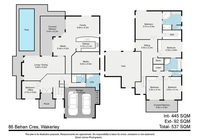 Floorplan of Homely house listing, 86 Behan Crescent, Wakerley QLD 4154