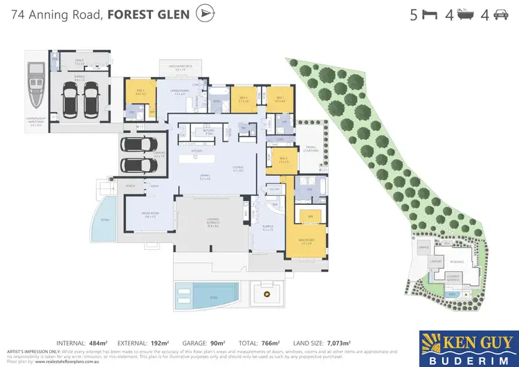 Floorplan of Homely house listing, 74 Anning Road, Forest Glen QLD 4556