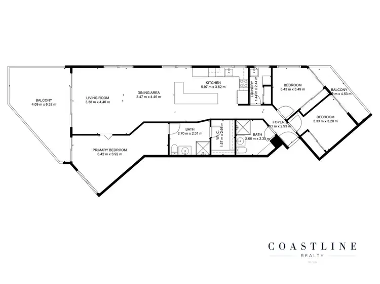 Floorplan of Homely unit listing, 13/2-4 Baxter Street, Bargara QLD 4670