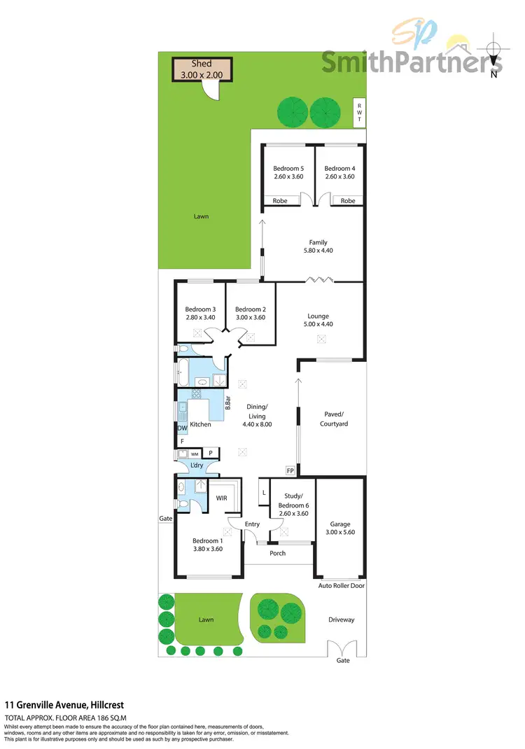 Floorplan of Homely house listing, 11 Grenville Avenue, Hillcrest SA 5086