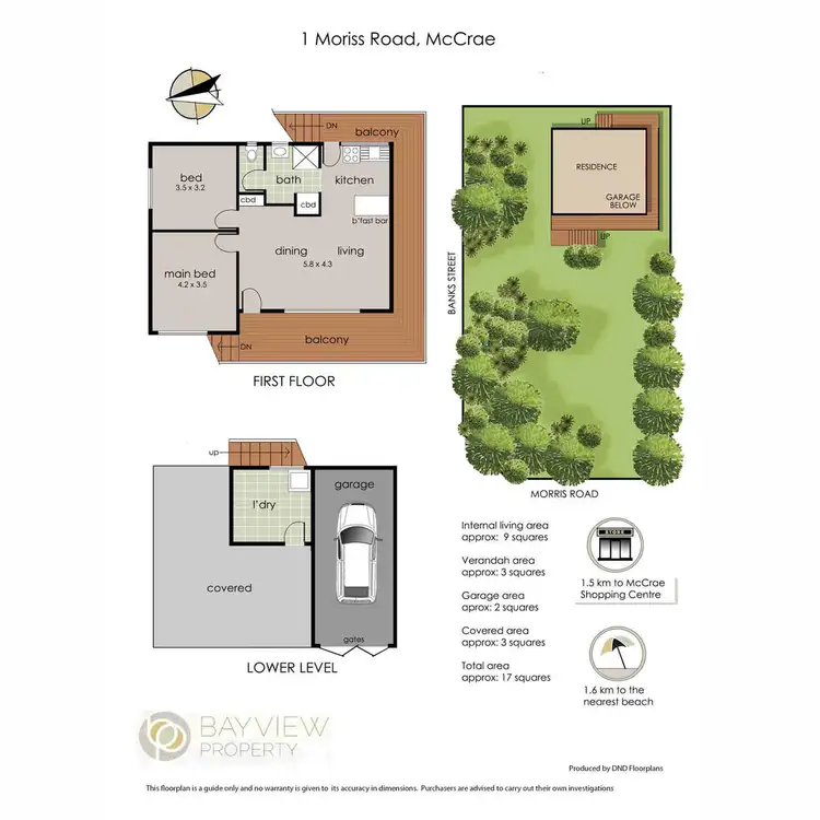 Floorplan of Homely house listing, 1 Morris Road, Mccrae VIC 3938