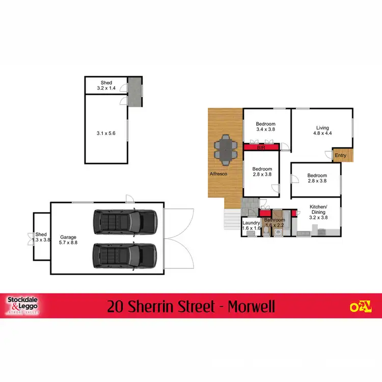 Floorplan of Homely house listing, 20 Sherrin Street, Morwell VIC 3840