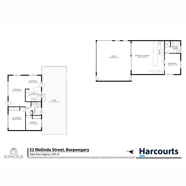 Floorplan of Homely house listing, 32 Melinda Street, Burpengary QLD 4505