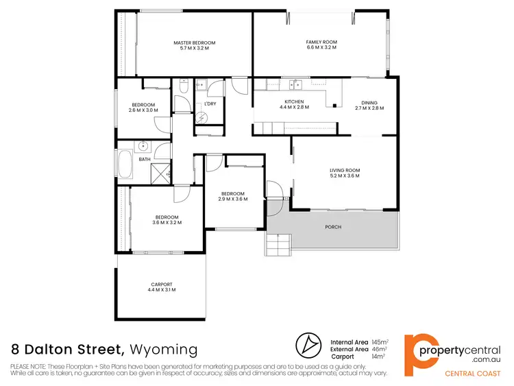 Floorplan of Homely house listing, 8 Dalton Street, Wyoming NSW 2250