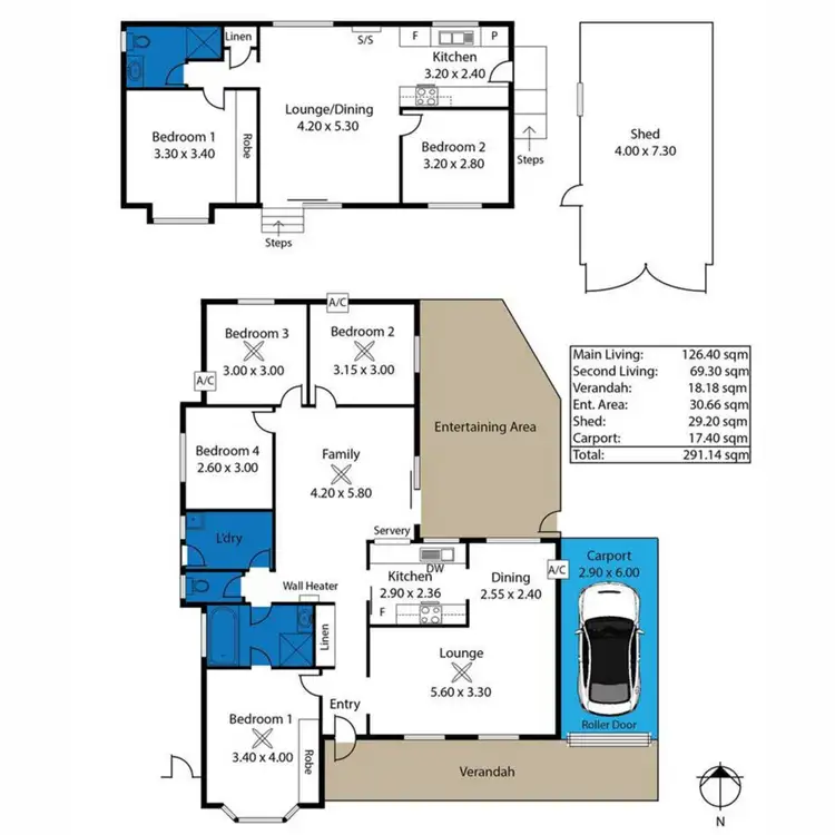 Floorplan of Homely house listing, 5 Horsley Court, Morphett Vale SA 5162